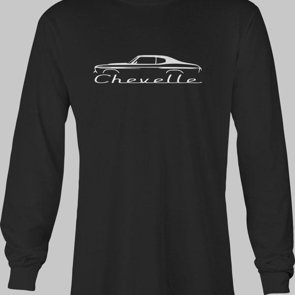 Chevrolet Chevelle Retro Long Sleeve T-Shirt - chevy camaro ss rs - Picture 4 of 5